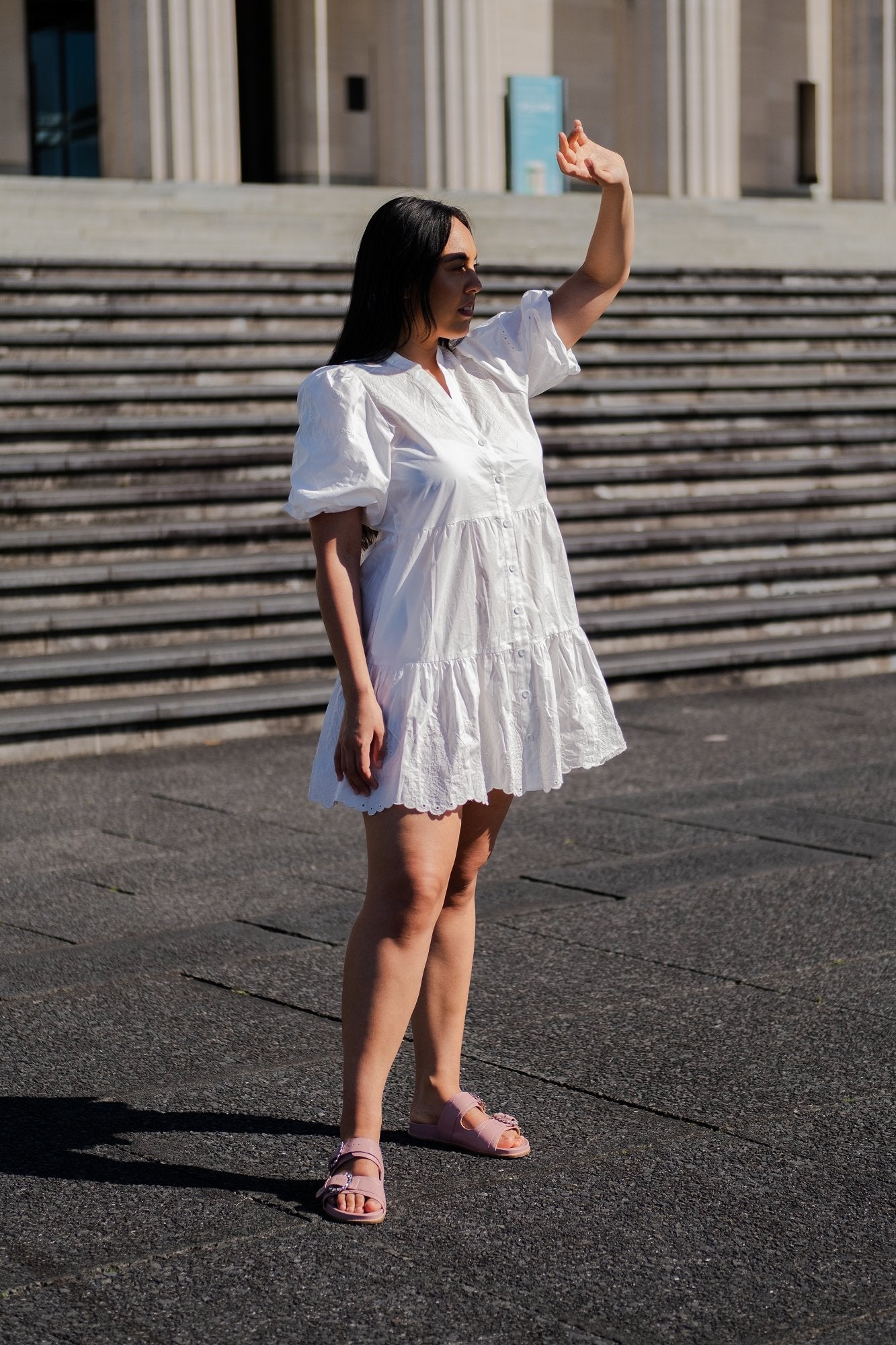 Urban Slides Pink Flats by Sole Shoes NZ F25P-36