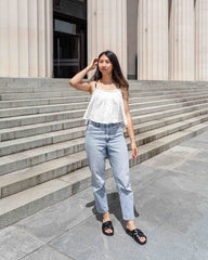 Zen Leather Slides Black- PREORDER Flats by Sole Shoes NZ F21-36